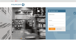 Desktop Screenshot of fourcom.dk