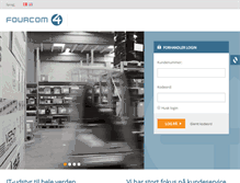 Tablet Screenshot of fourcom.dk